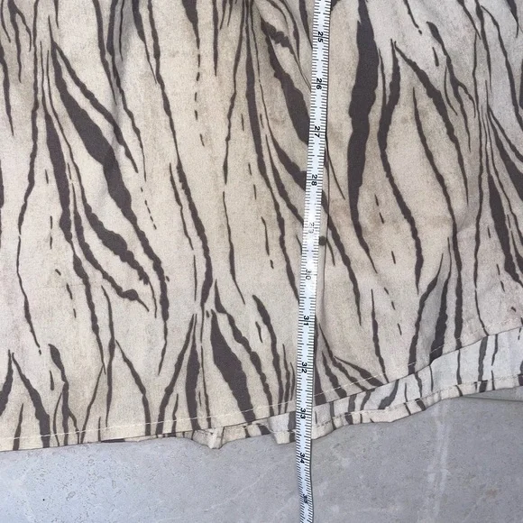 Zebra Print Babydoll Dress - Picture 4 of 6